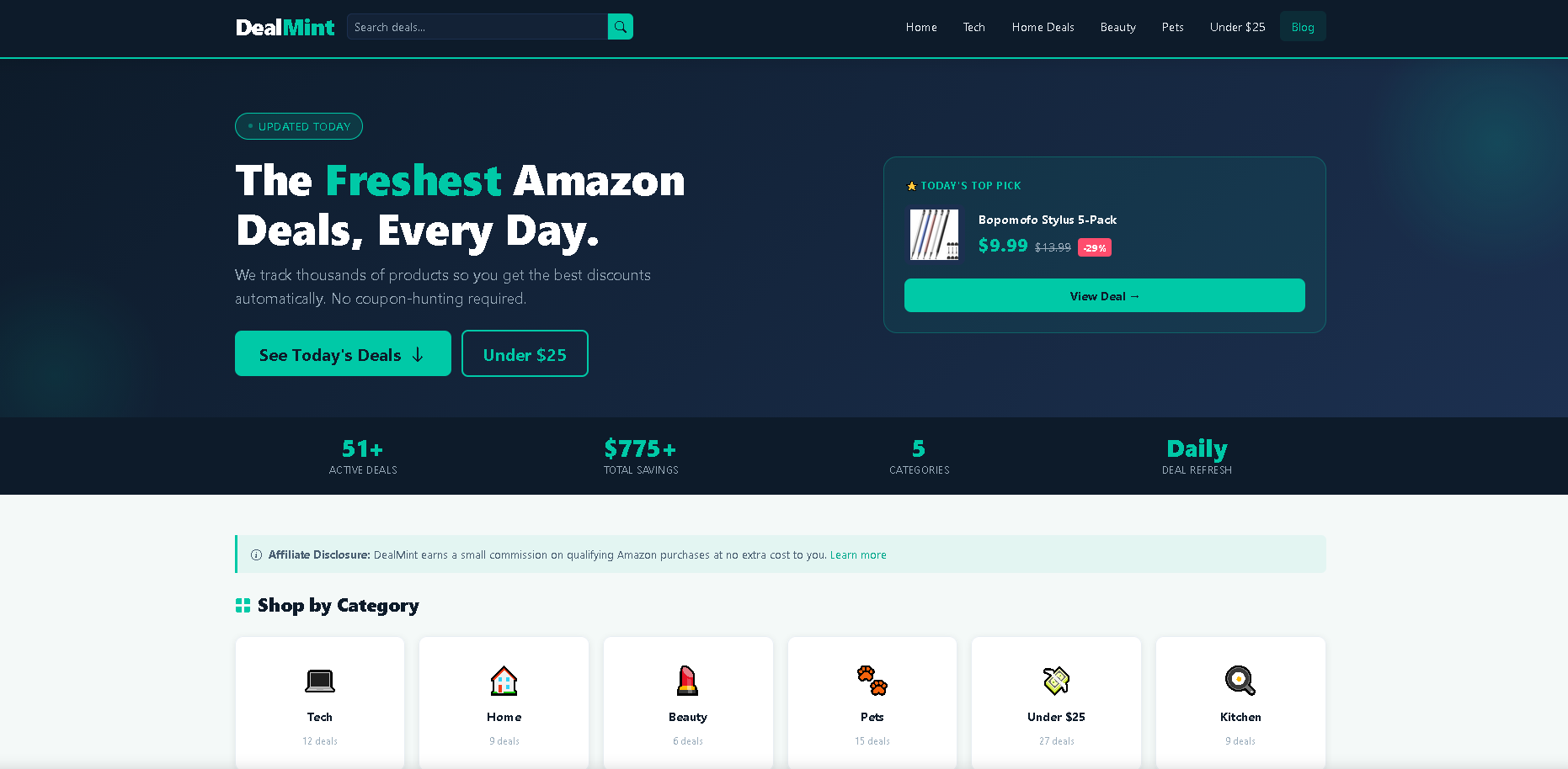 DealMint Website Thumbnail