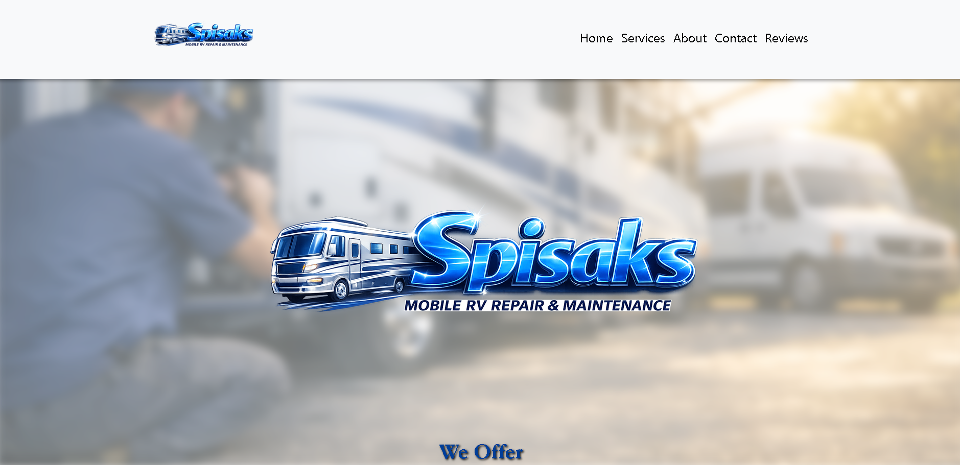 spisaks mobile rv repair and maintenance Website Thumbnail